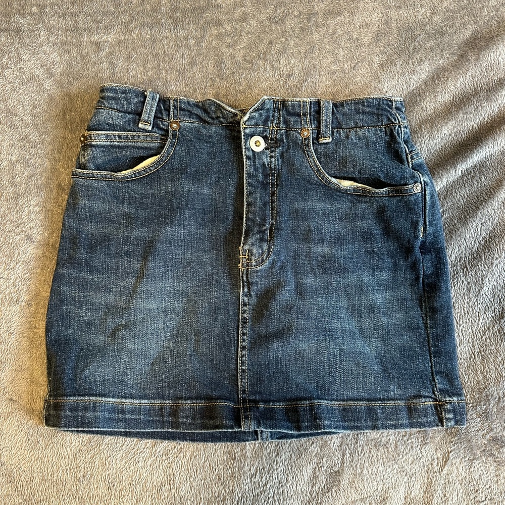 Free People Denim Mini Skirt Size 26